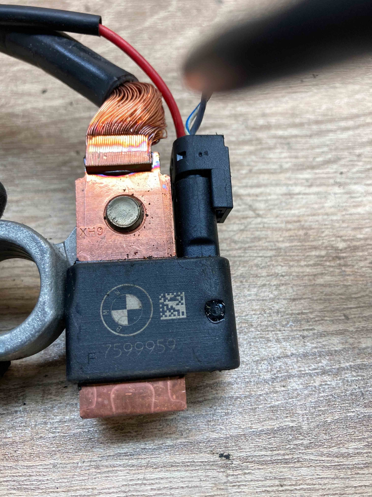 7599959 9123571 BMW 3 Series Battery Clamp Fuse Cable Negative 