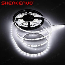 5M 5050 LED Strip Light 300 LEDs Super Bright 6000K Cool White Waterproof IP65