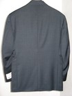 NEW Blue 100% Worsted Wool Athletic Fit Suit 39 SHT / W31 Inseam 27" + Silk Tie — photo 4