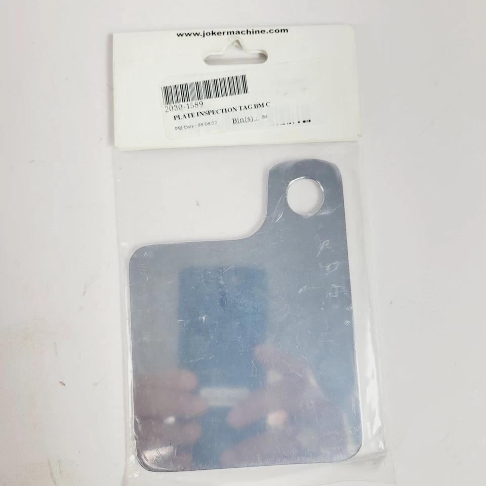 Etiqueta de inspección de matrícula de motocicleta Joker Machine cromada para Harley-Davidson Foto 4 de 4