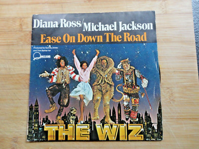 45 Trs '' THE WIZ / EASE ON DOWN THE ROAD '' D.ROSS / M.JACKSON 1978