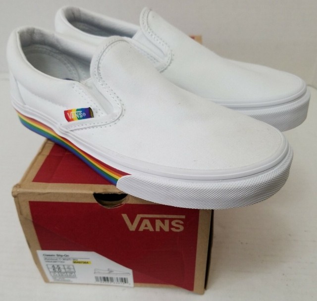metallic rainbow vans
