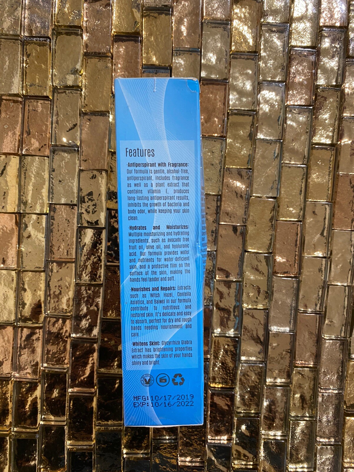 Blitzby Antiperspirant Hand Cream For Hyperhidrosis & Hand Sweat Exp10