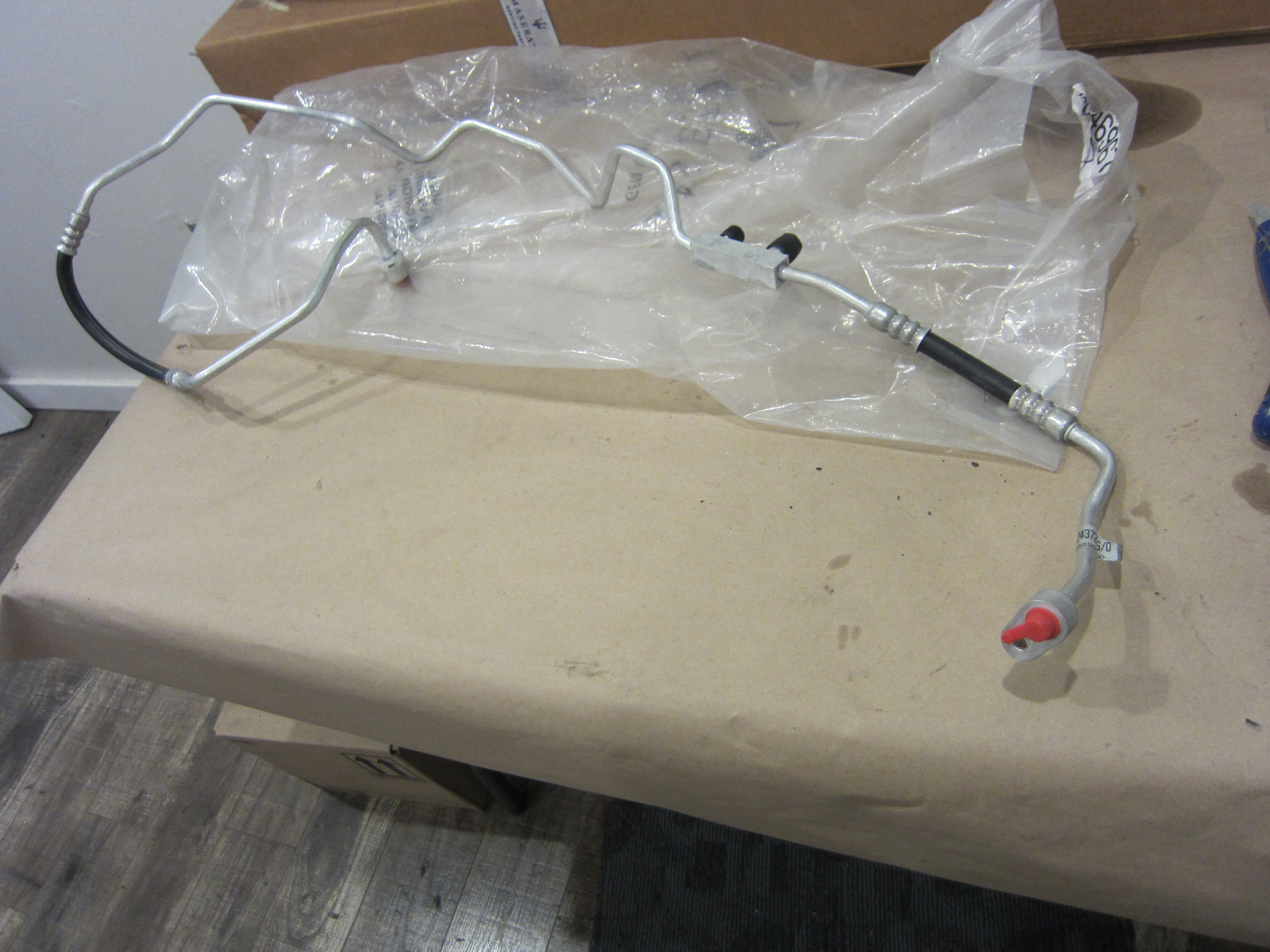 Maserati GranTurismo/Cabrio. Pipe From Condenser To Shield. Part# 84696700