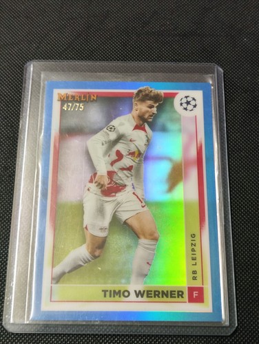 2023 topps merlin timo werner 47/75 #115 rb leipzig