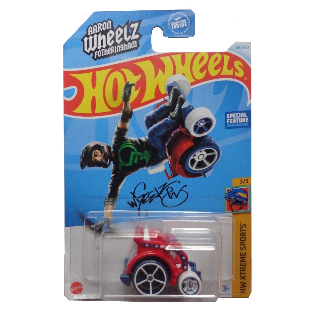 Hot Wheels Die-Cast Vehicle Wheelie Chair Aaron Wheelz