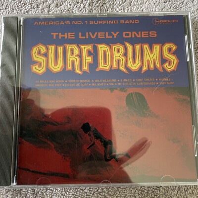 The Lively Ones,Surf Drums ,CD New Sealed