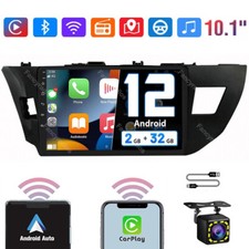 For Toyota Corolla 2014-2016 Android 12 32G Car Stereo Radio Apple CarPlay GPS