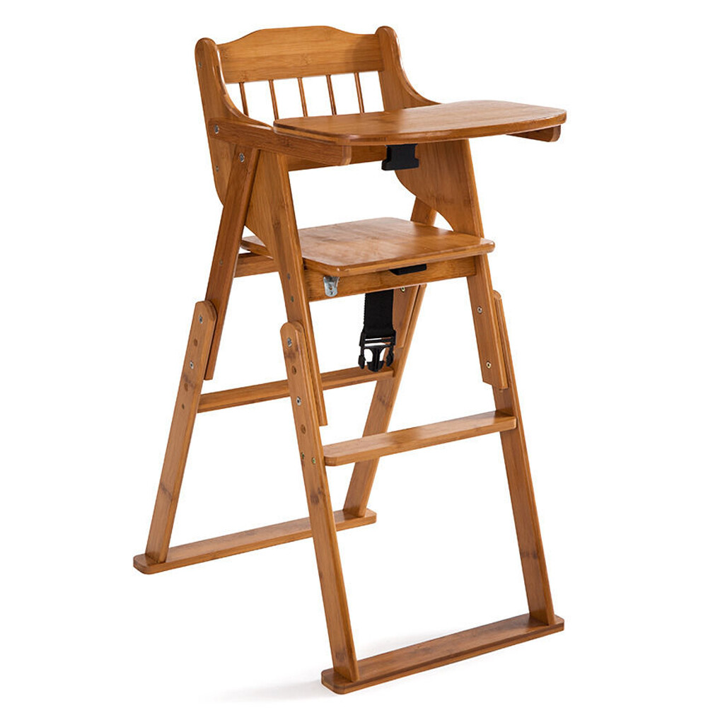 bamboo baby high chair
