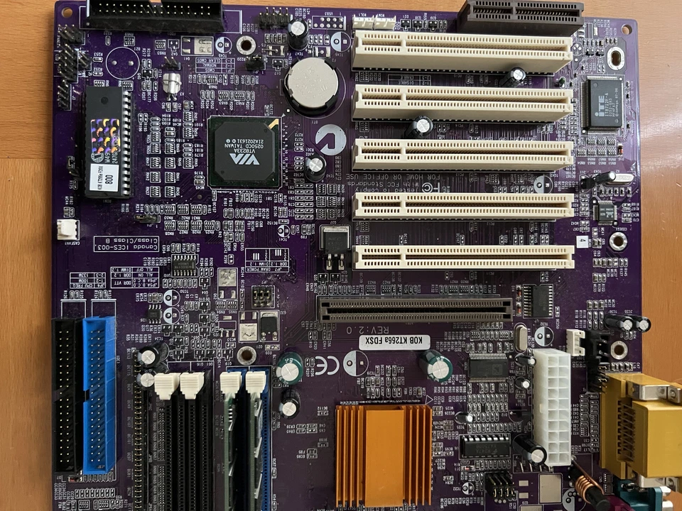 Vintage QDI KOB KT266a FDSX Motherboard – Rev 2.0 | VIA KT266A Chipset | Retro - Image 2 of 4