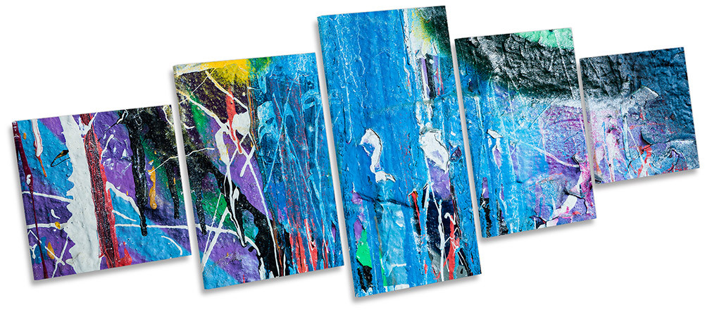 Lienzo Enmarcado Graffiti Grunge Azul impresión de cinco paneles de pared Arte Lienzo Enmarcado pared Graffiti Grunge Azul impresión de cinco paneles de pared Enmarcado Arte 8d5822