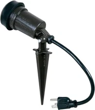 Hubbell-Bell SL101B Portable Spike Light Par 38 Bulb Bronze Finish, 