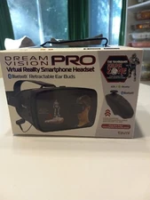 DREAM VISION PRO VIRTUAL REALITY VR SMARTPHONE HEADSET w/CONTROLLER the guardian