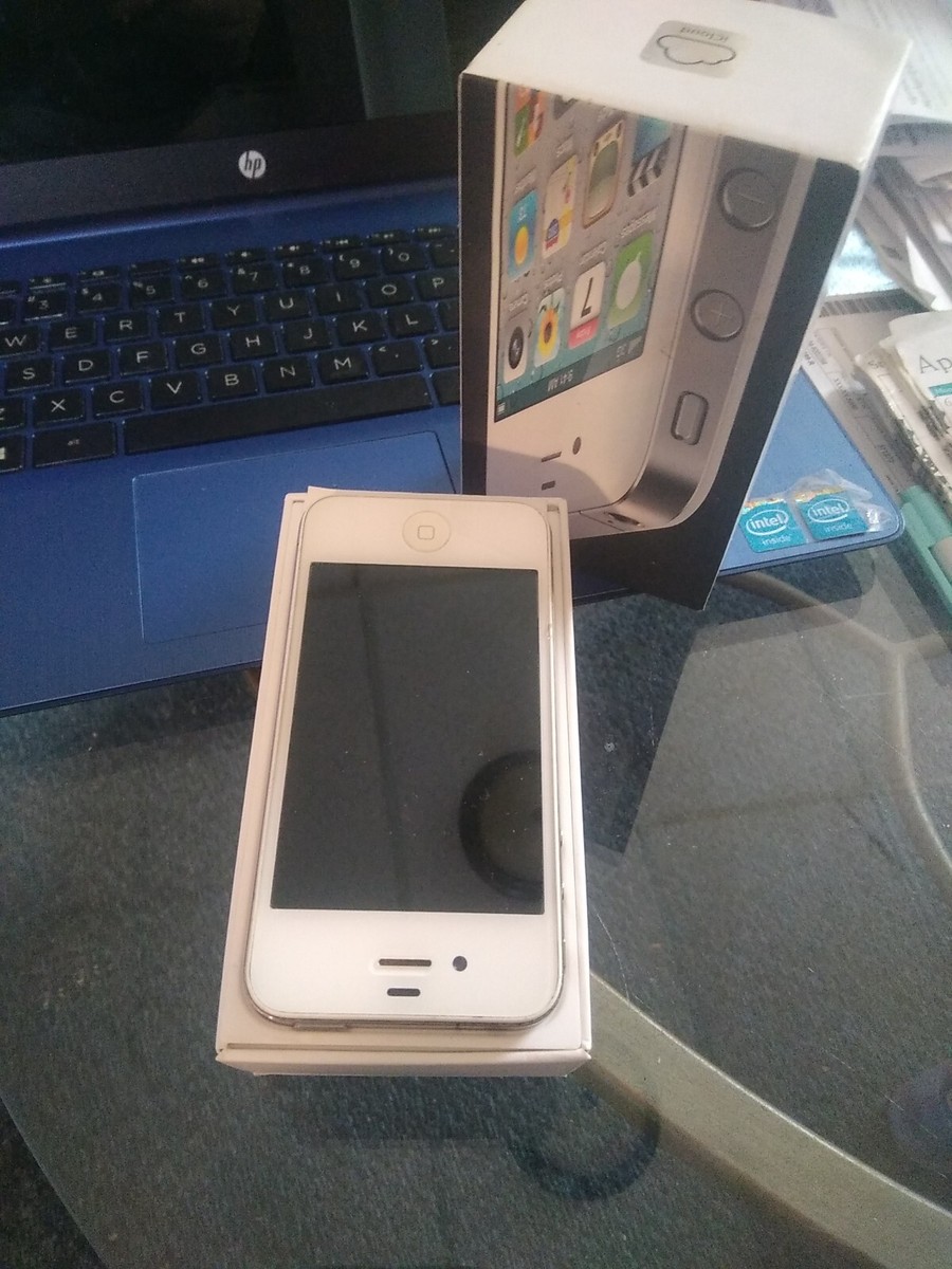 iPhone × 4台 90% new Unlocked Original Apple iPhone 4 16GB white Smart