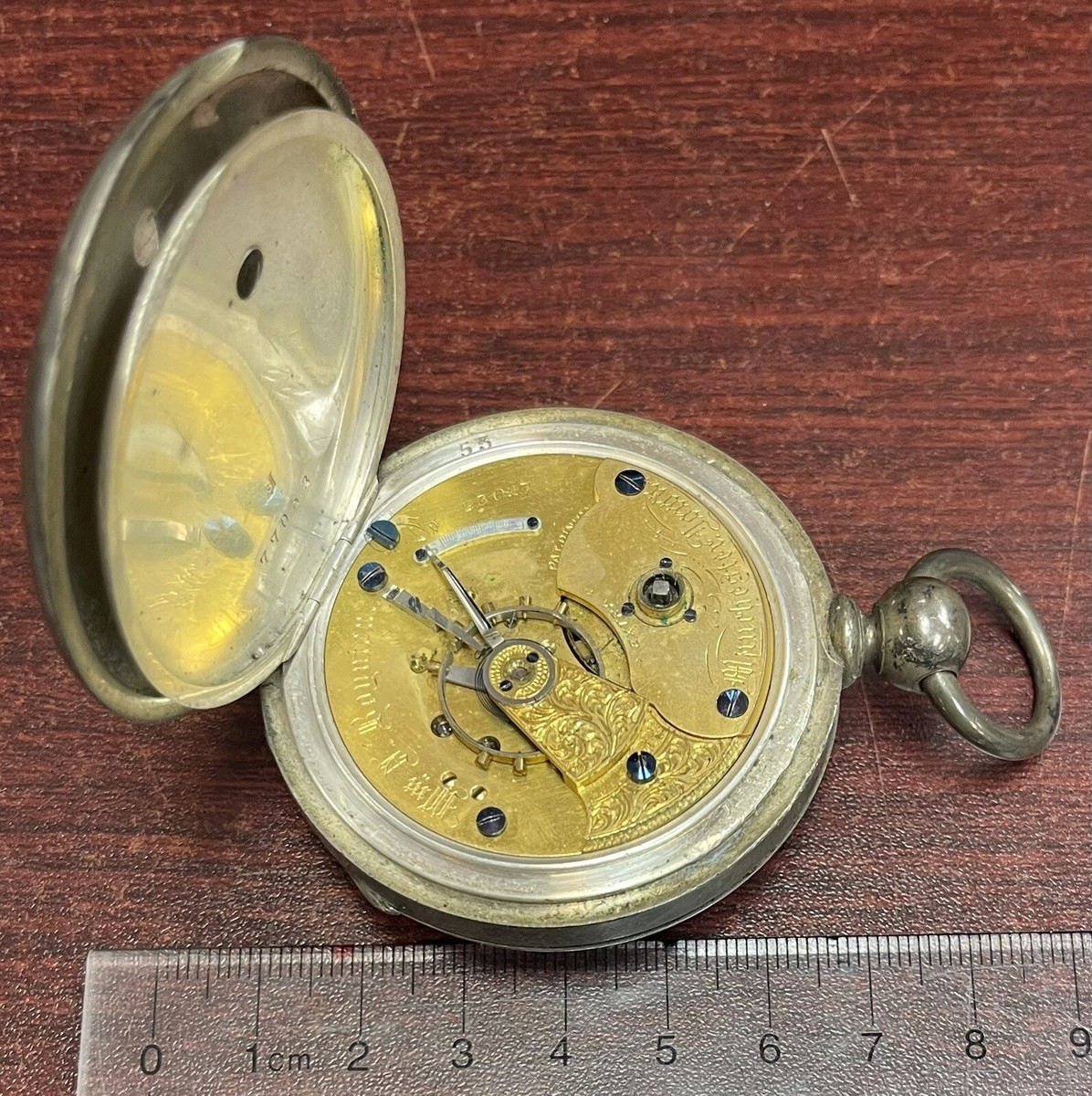 1877 ROCKFORD Pocket Watch - Key Wind, 18s, 15j Model 2