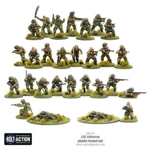 Bolt Action US Airborne (Plastic) - Free Postage! - Picture 2 of 2