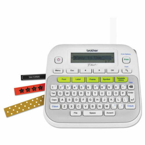 Brand New Brother PTD210 P-Touch Easy Compact Label Maker - White - 第 1/1 張圖片
