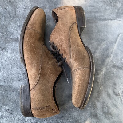 Dolce & Gabbana Nubuck Leather Ethnic Gaelic Gatsby Cap Toe Derby Oxford Sz 8.5 Dolce & Gabbana Nubuck Leather Ethnic Gaelic Gatsby Cap Toe  main image 4