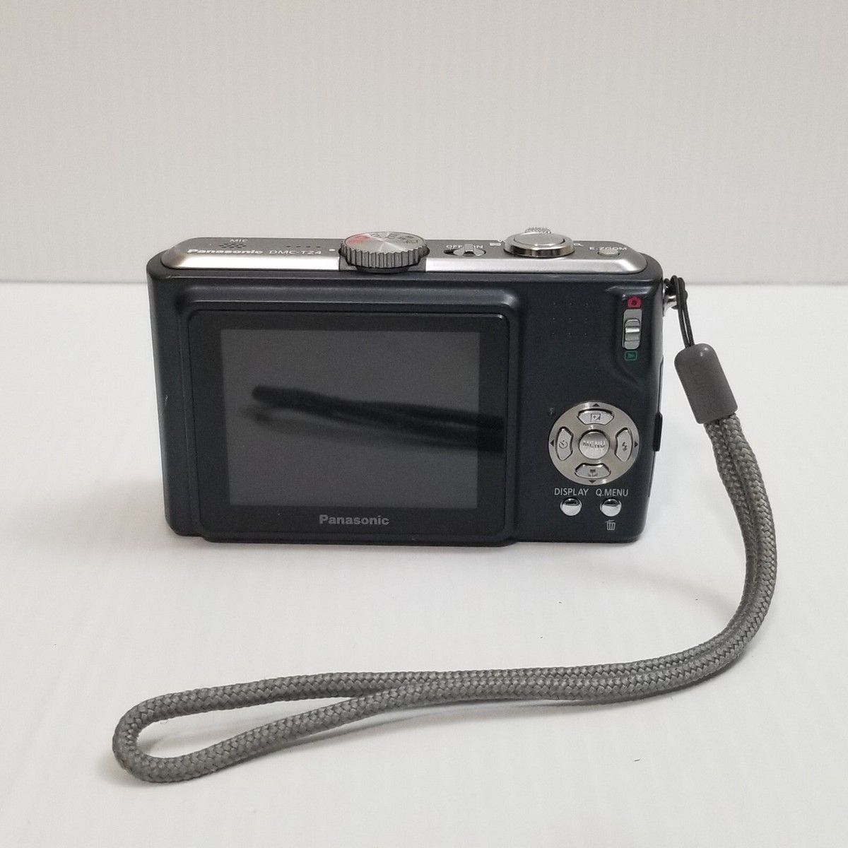 Panasonic Lumix DMC-TZ4 Digital Camera 10x Zoom 8.1MP Black/Gray