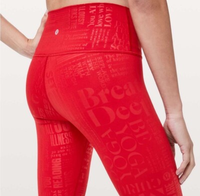 Wunder Under Hi-Rise 7/8Tight24バーガンディ XS Lululemon Wunder Under Hi-Rise 7/8 Tight *20Y Collection 25