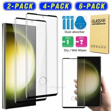For Samsung S23 S22 S21 S20 S10 S9 S8 Plus Full Tempered Glass Screen Protector