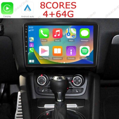 4+64G For Audi TT 2008-2014 Car Radio Stereo Apple Carplay Android 13 GPS NAVI