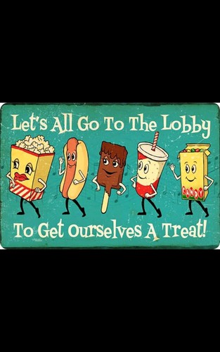 Targa In Metallo EYSL Retrò – "Let's All Go To The Lobby" – Poster Vintage Per Bar, Cucina, Garage 15x20cm - 5