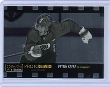2020-21 O Pee Chee Platinum Peyton Krebs Rookie RC Photo Driven Insert