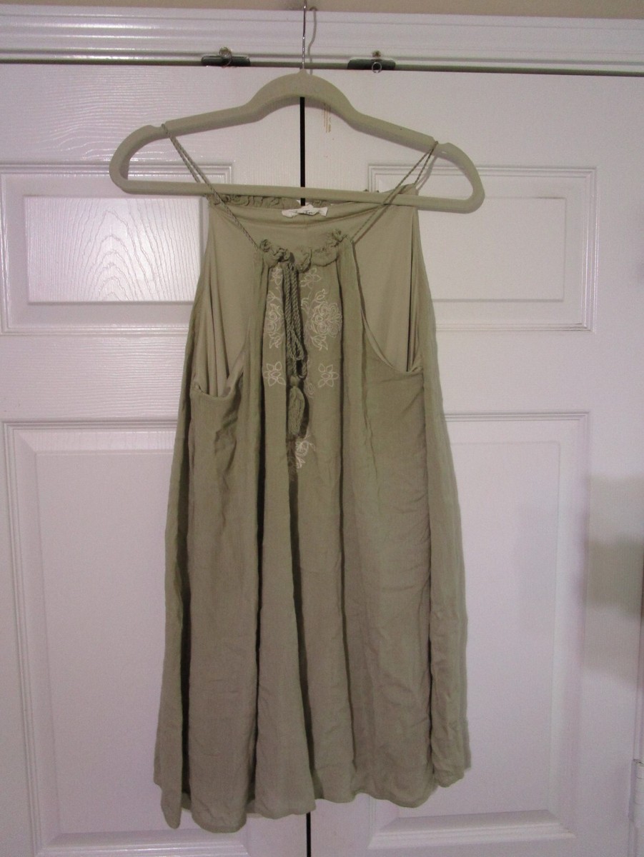 love tree green dress Lindos Green Textured Ruffled Maxi Dress