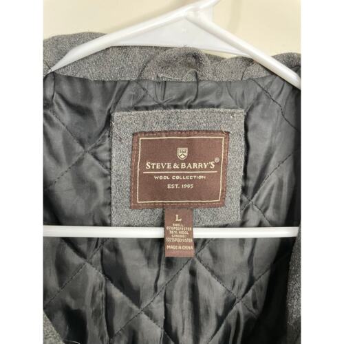 Steve & Barry's Gray Winter Coat Size Large - Picture 2 of 6