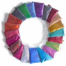 21Pcs Set Holographic Nail Glitter Powder Laser Pigment Bulk Fine Manicure