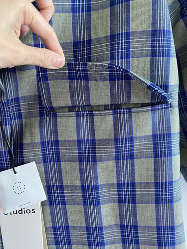 BNWTS Fano Studios Check Jacket Blazer SizeS - Picture 9 of 11