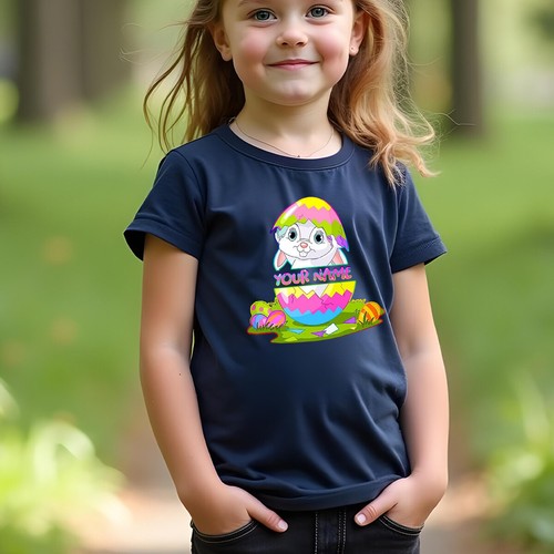 Personalised Family Bunny Happy Easter T-Shirts Tee Holiday Matching Outfit #ED - Picture 12 of 24
