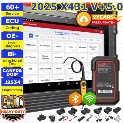 2026 LAUNCH X431 PRO3S V+ 5.0 ELITE Car Diagnostic Tool J2534 Programming Coding
