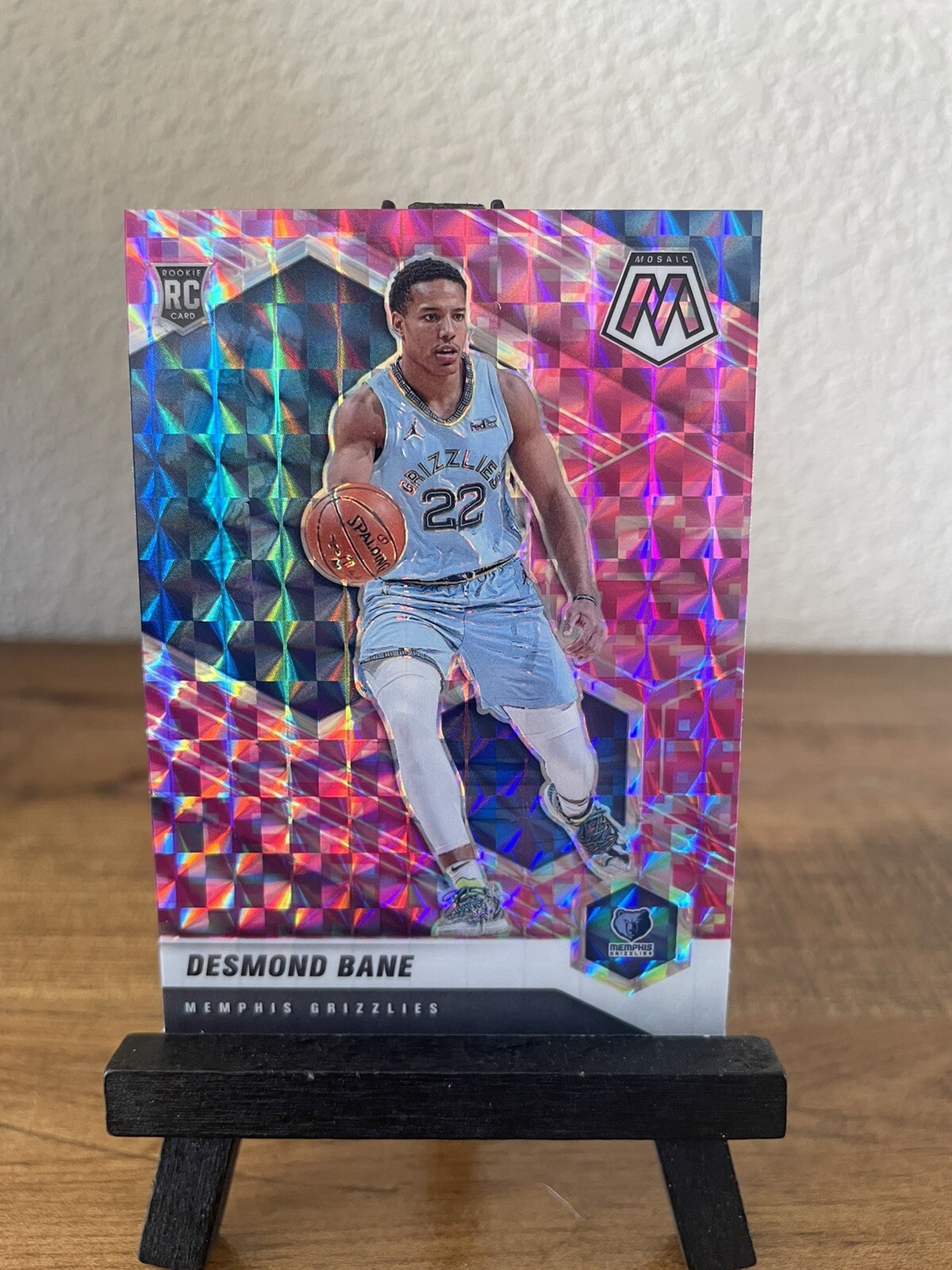 2020-21 Panini Mosaic Pink Camo RC Rookie #211 Desmond Bane Memphis Grizzlies