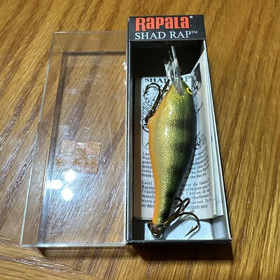 Vintage Rapala Shad Rap SR-7 En Bois - 2 3/4 Pouces - 5/16 Oz (emballage D'origine)