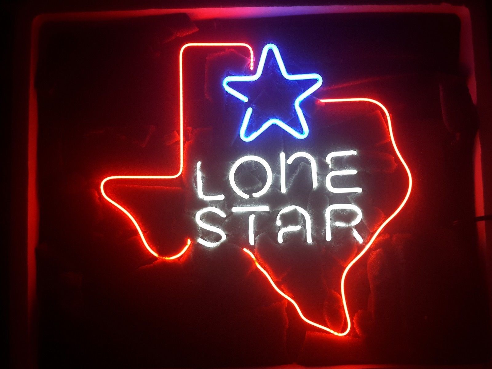 Texas Map Lone Star Beer TX 20