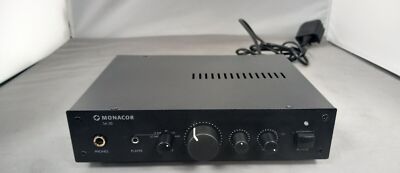 Monacor SA-50 Compact Stereo Amplifier 25W 4-8 Ohms HiFi Amp