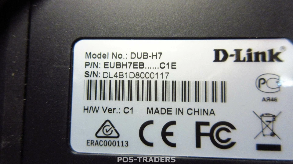 D-Link DUB-H7 High Speed USB2.0 7 Port Powered Hub - DUB-H7  EXCL PSU - ORIG BOX - Image 3 of 4