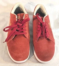 Puma Safety Men's 8.5 Red Iconic Composite Toe Work Shoes Suede New