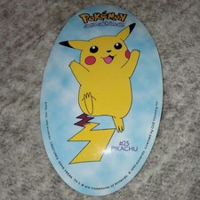 Pokemon Pikachu 25 Die Cut Vinyl Sticker 1999 Anime Animation Merchandise