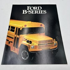 Autobús escolar Ford serie B 1985 catálogo de folleto de venta de autos originales