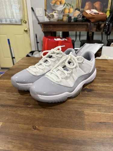 Nike Air Jordan 11 Retro Low Cement Grey Size 8.5