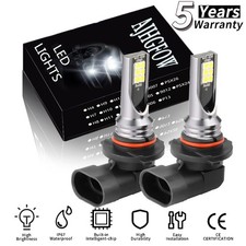 2x H10 9145 Led Fog Lights Bulbs For Chevy Silverado 1500 2500 2003-2005 2006
