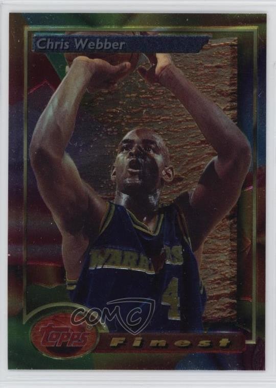 1993-94 Topps Finest Chris Webber #212 HOF 9l6