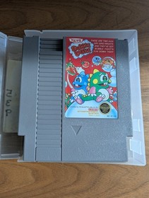 Bubble Bobble Nintendo NES Cartridge W Alpha Case - Working 