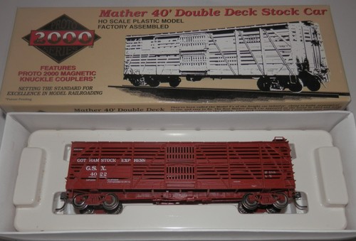 Proto 2000 HO 40' Gotham Stock Express GSX 4022 Mather coche de doble cubierta | Zustand: Used