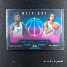 Topps Brandon Miller / Nick Smith Jr. Alabama Dual Constellations 2023/24 NBA Mi