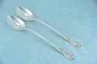 2 Reed & Barton Francis I Sterling 7" Parfait Spoon Old Mark H Monogram
