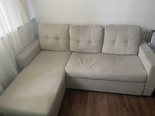 Avery Velvet Reversible Corner Sofa Bed With Storage Chaise 